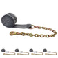 37' BlackLine 4" heavy-duty heavy duty blackline winch strap with long chain extension
