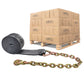 37' BlackLine 4" heavy-duty heavy duty blackline winch strap with long chain extension