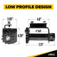 4" Low Profile Bolt-On Flatbed Winch