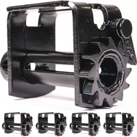 4" Low Profile Sliding Double L Track Flatbed Winch | 5-Pack