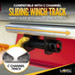 4" Low Profile Sliding C Track Flatbed Winch