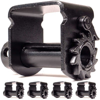 4" Low Profile Sliding C Track Flatbed Winch | 5-Pack