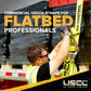 4" ratchet straps are for professional flatbed use