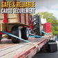 20' heavy duty 4" ratchet strap in use