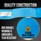 4" x 30' Ratchet Strap with Flat Hooks | Blue | 2-Pack