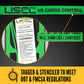 4" x 30' Ratchet Strap with Flat Hooks | Green | 90-Pack (Pallet)