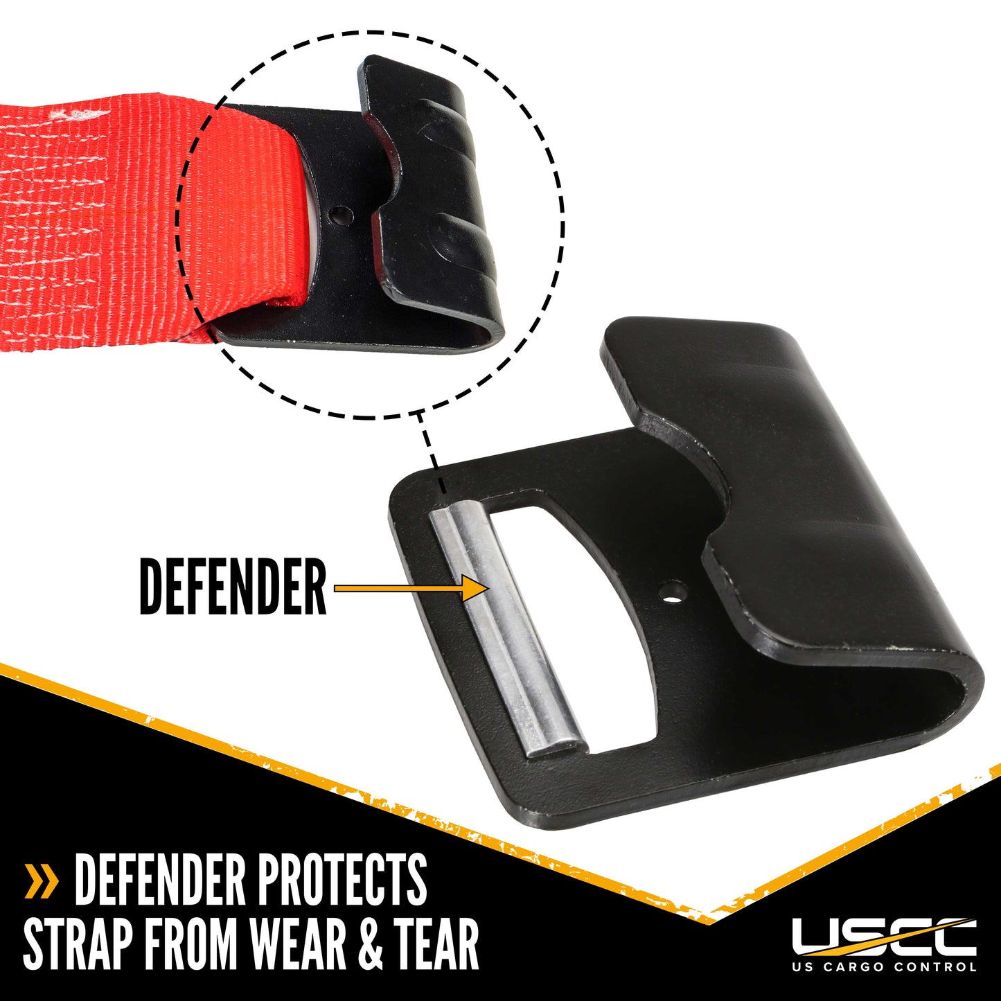 4" x 30' Ratchet Strap with Flat Hooks | Red | 90-Pack (Pallet)