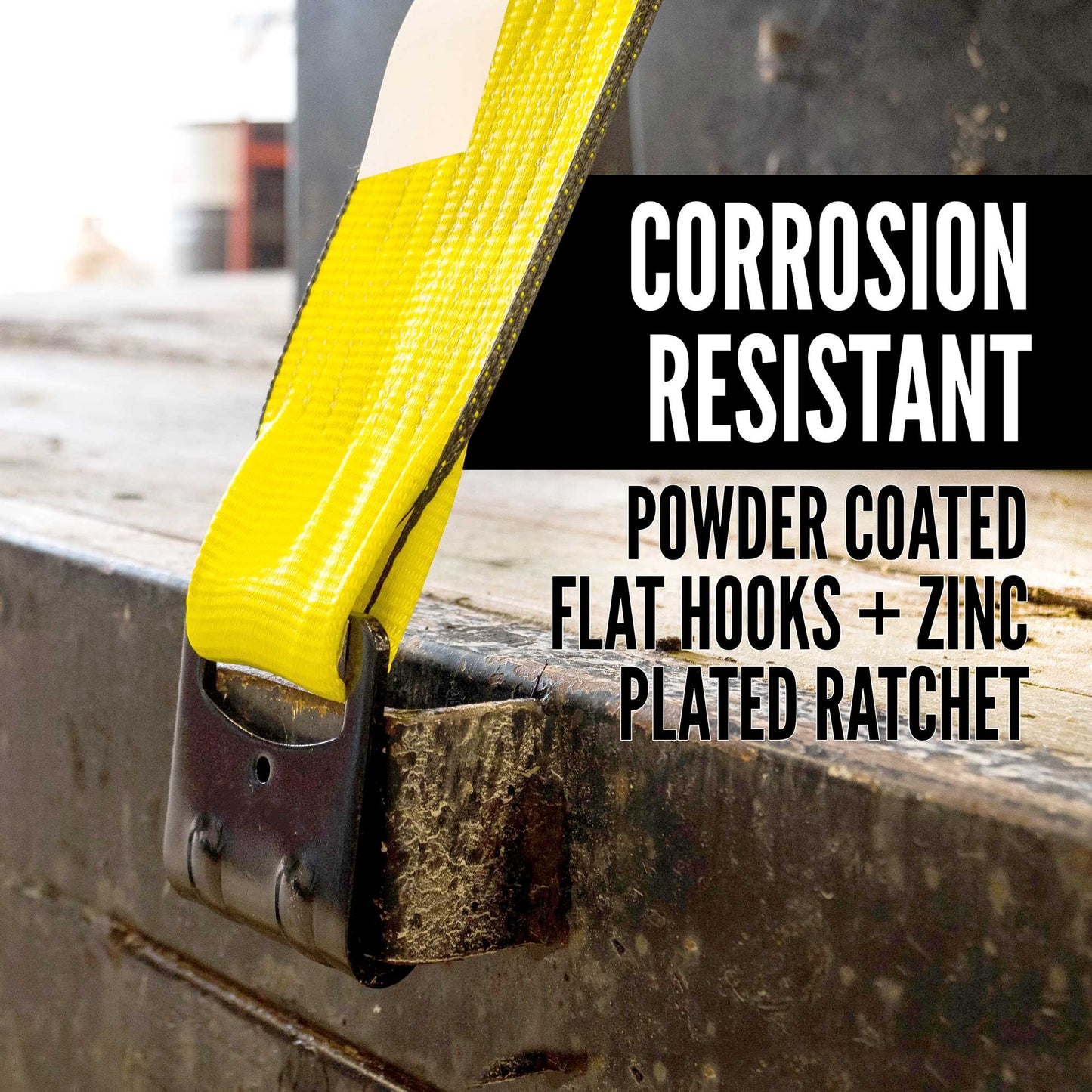 60' corrosion resistent flat hook