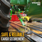 50' heavy duty 4" ratchet strap in use