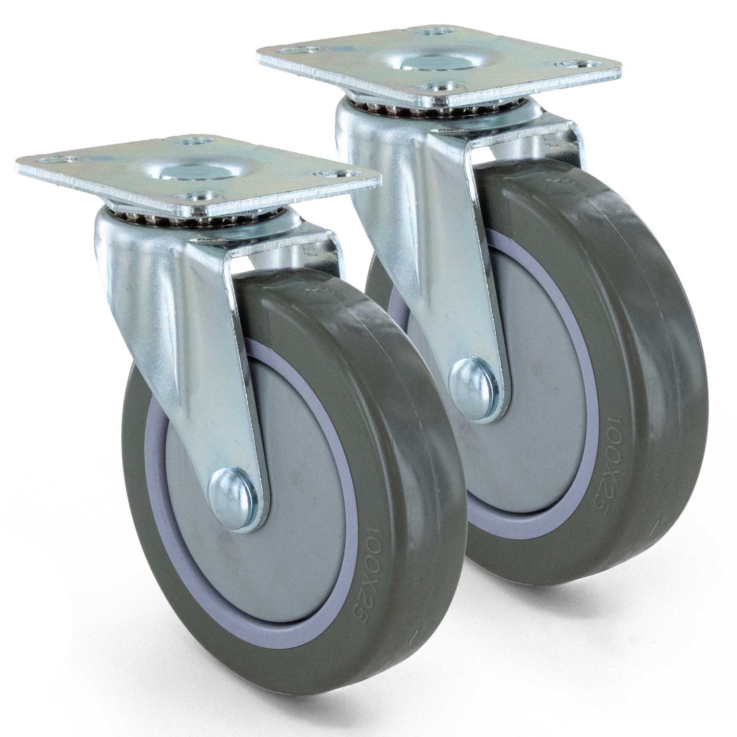4" Replacement Appliance Truck Kickback Wheel | 2 Pack