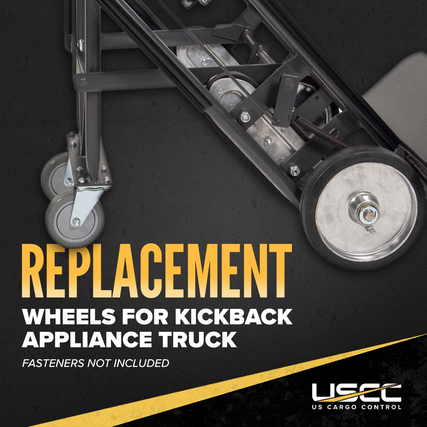 4" Replacement Appliance Truck Kickback Wheel