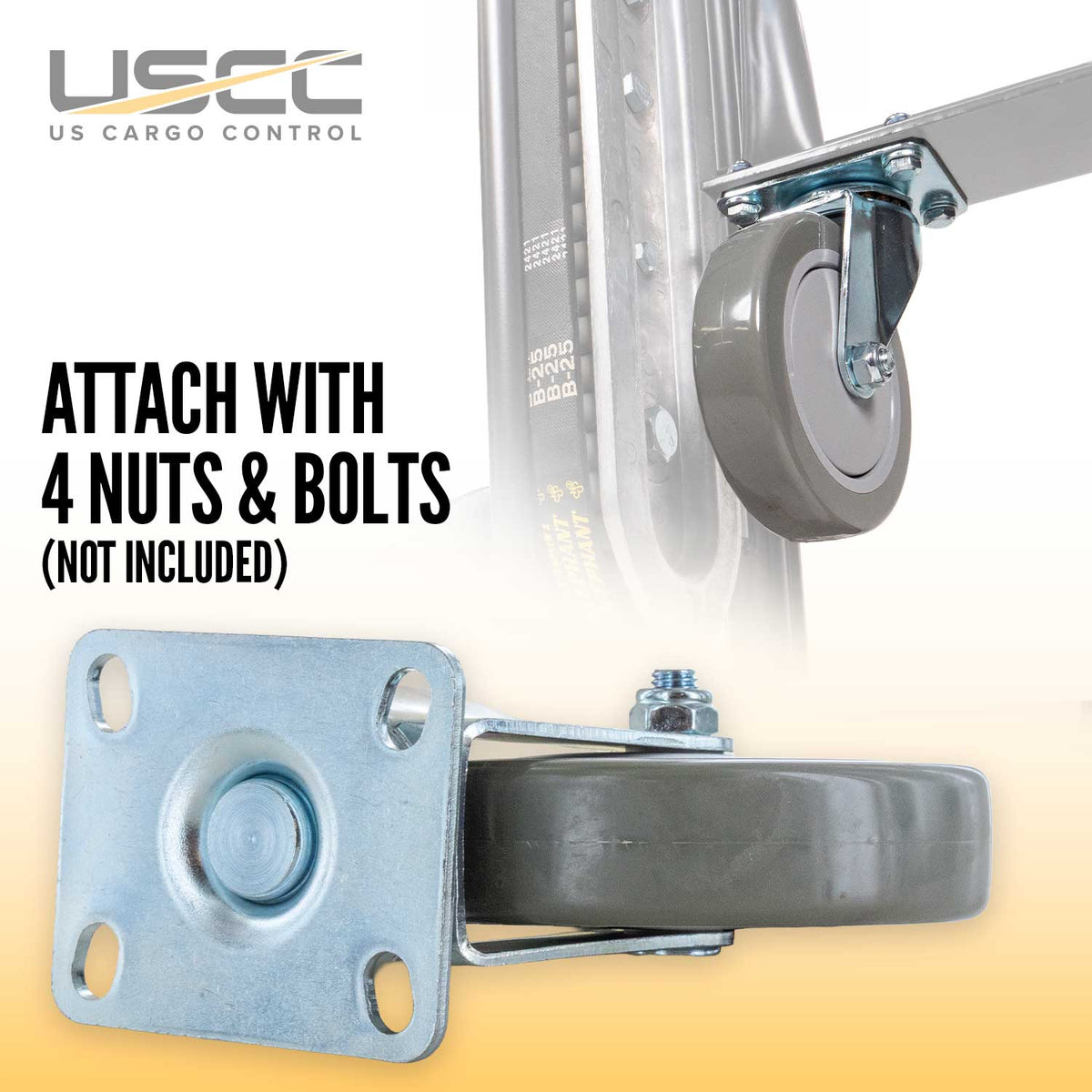 4" Replacement Appliance Truck Kickback Wheel