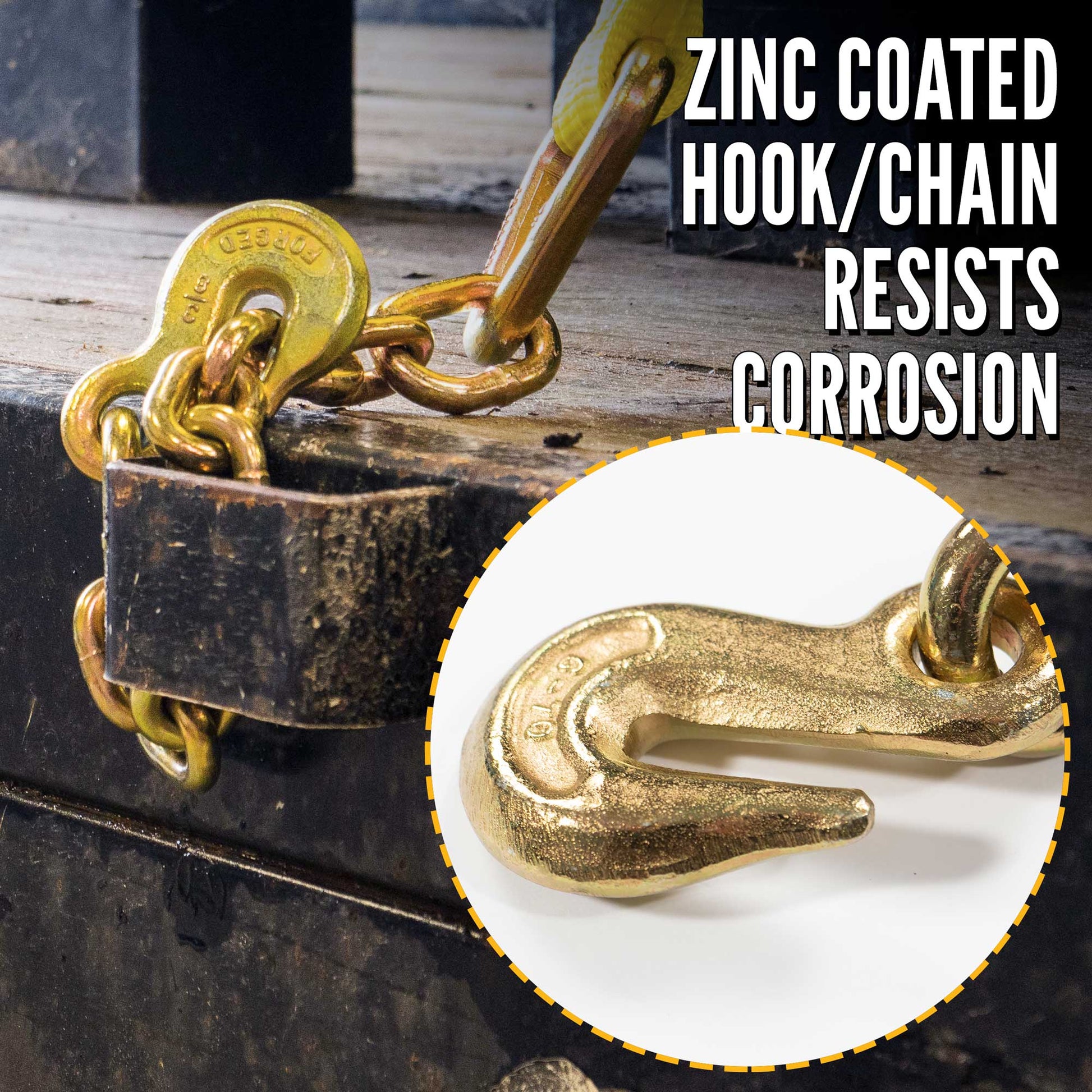 11" corrosion resistent chain extension