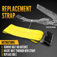 11" cost-efficient ratchet strap replacement option