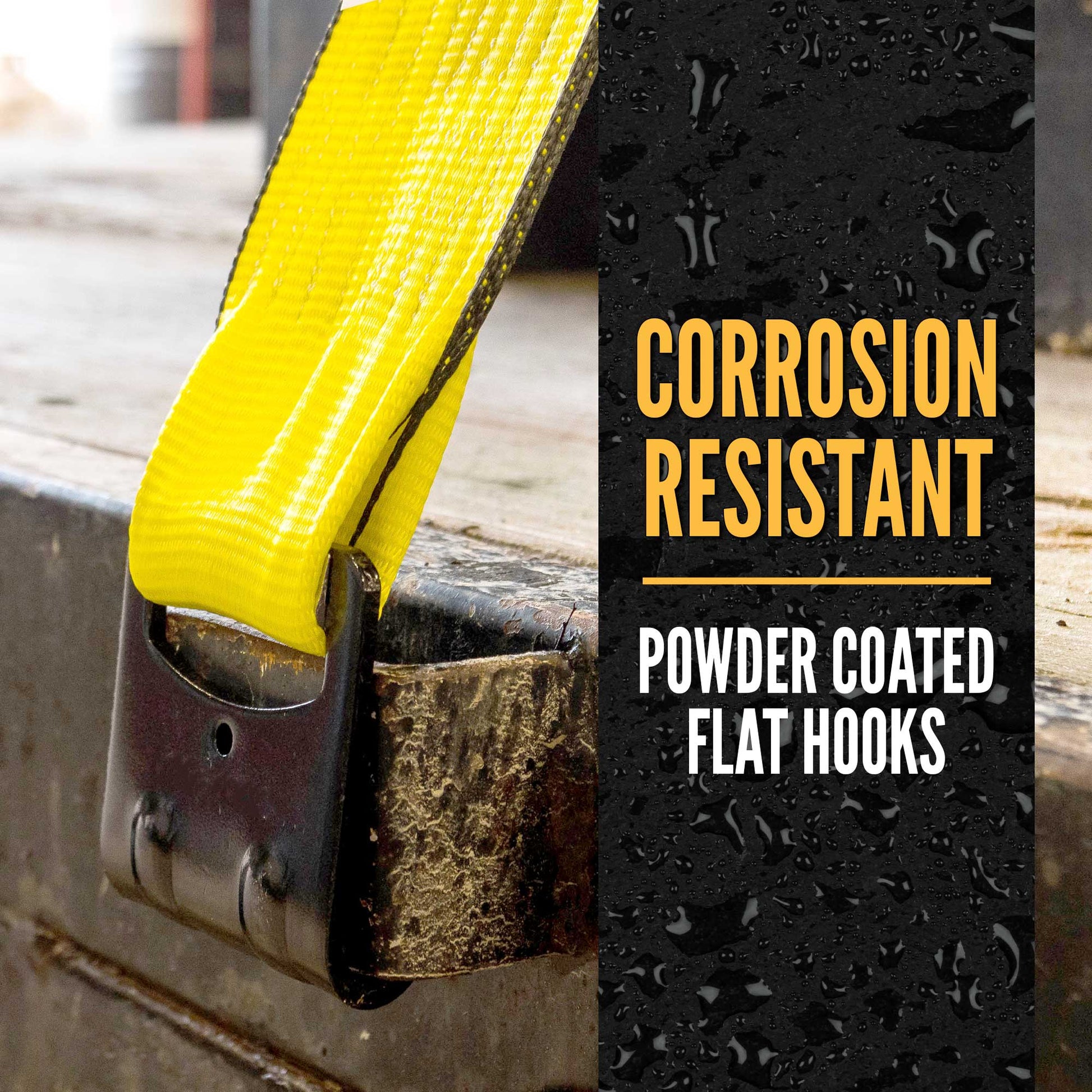 corrosion resistent flat hook