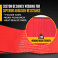 4" x 27' Gear-Driving Reverse-Action Ratchet Strap with Flat Hooks | Red