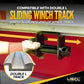 4" Standard Sliding Double L Track Flatbed Winch