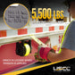 4" Standard Sliding Double L Track Flatbed Winch