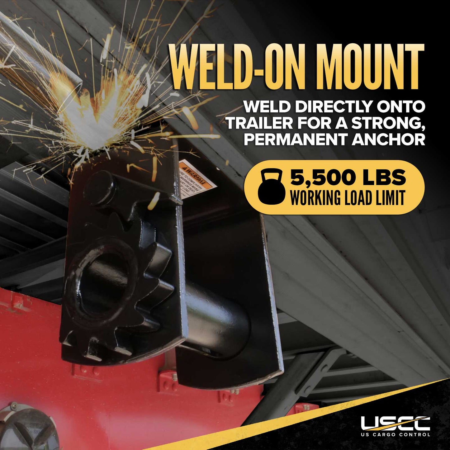 4" Standard Weld-On Flatbed Winch