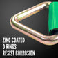 corrosion resistent D rings