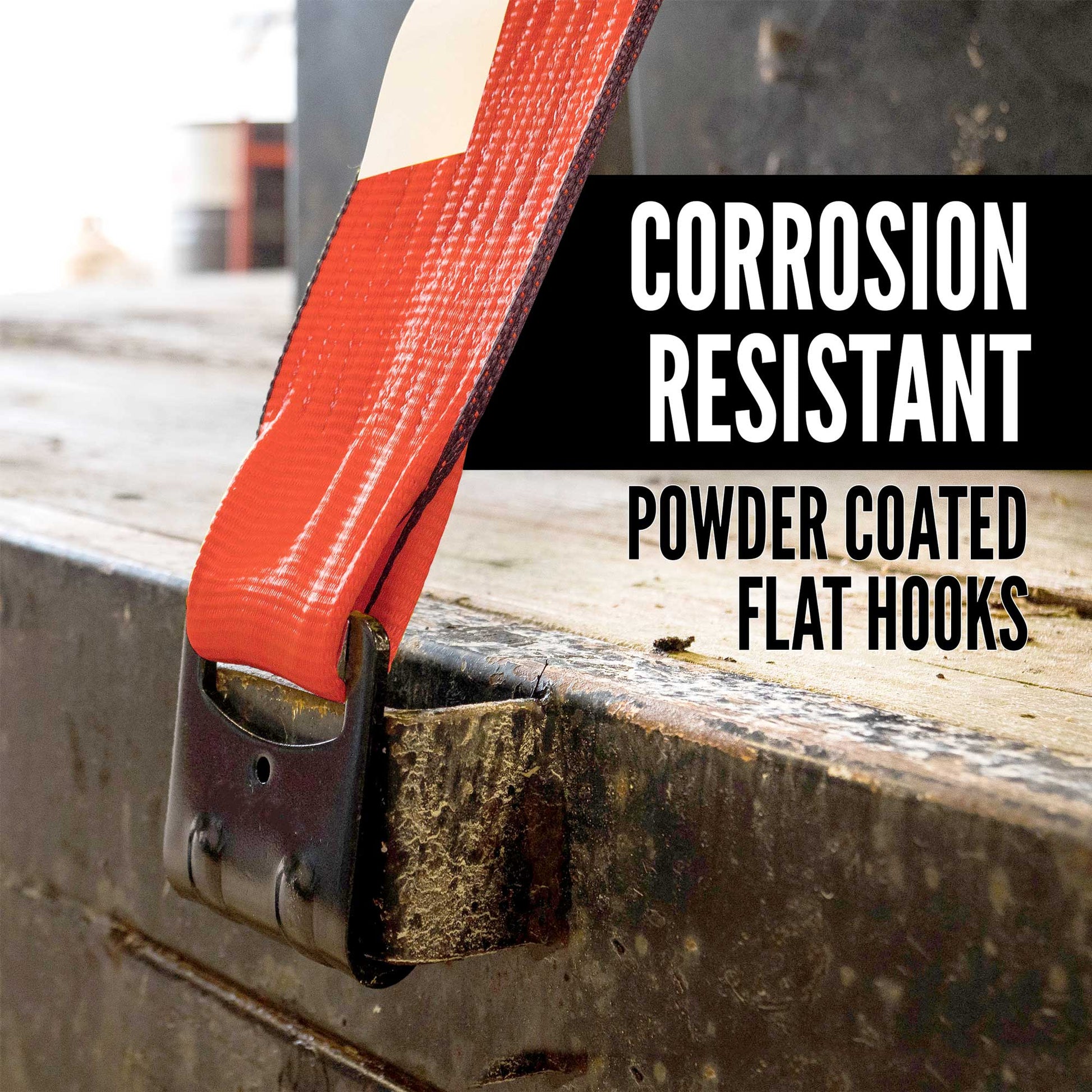 30' corrosion resistent flat hook