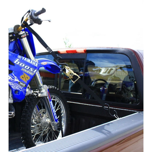 8' Single Tie Down System - Black