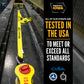 4" x 50' Gear-Driving Reverse-Action Ratchet Strap with Flat Hooks | Yellow