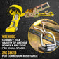 4" x 27' Gear-Driving Reverse-Action Ratchet Strap with Wire Hooks | Yellow | 90-Pack (Pallet)