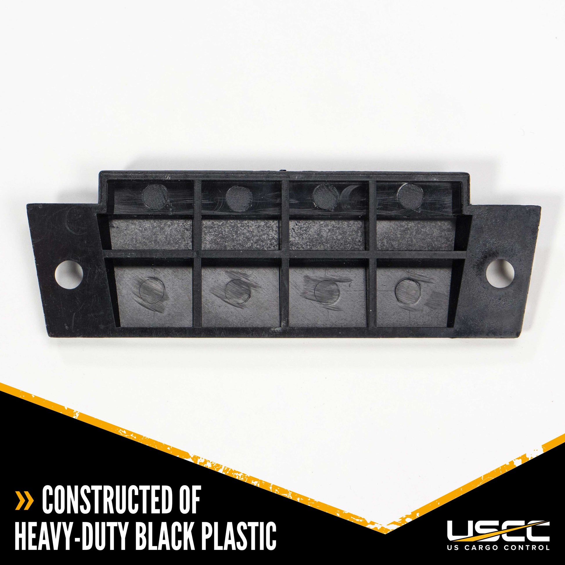 Plastic End Cap w/ Install Holes for Horizontal E-Track | 4-Pack Image 2 of 3
