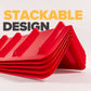 48" Cargo Corner Protector | Red Plastic | 20-Pack