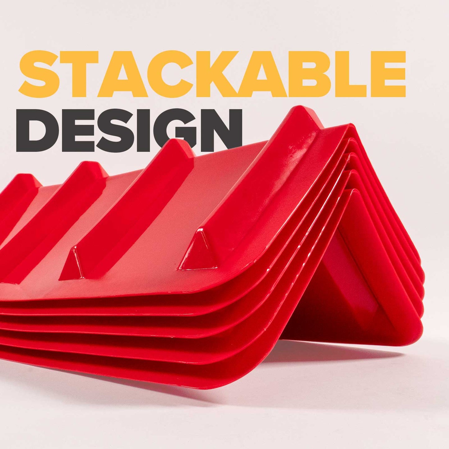 48" Cargo Corner Protector | Red Plastic | 20-Pack