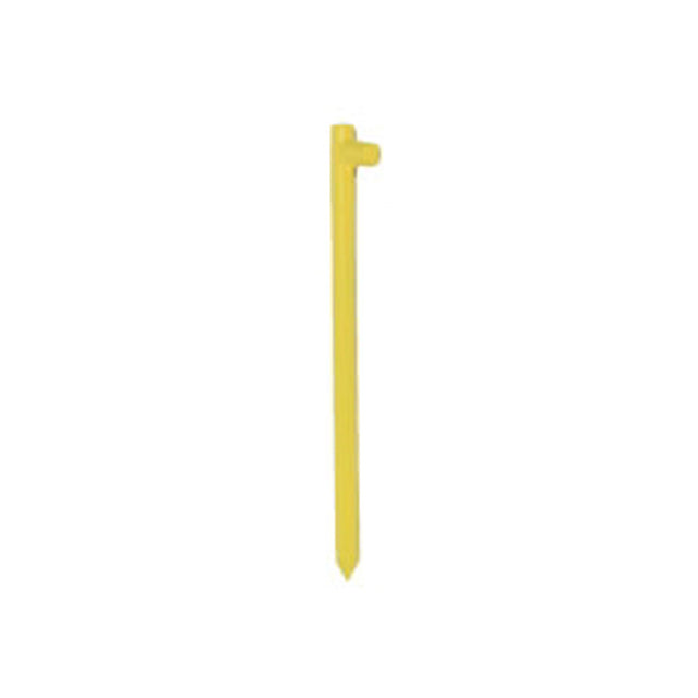 5/8" x  12" Tent Stake - Hot Forged Tent Pin - Yellow