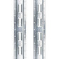 5' Vertical Galvanized E Track | 2-Pack Image 1 of 7