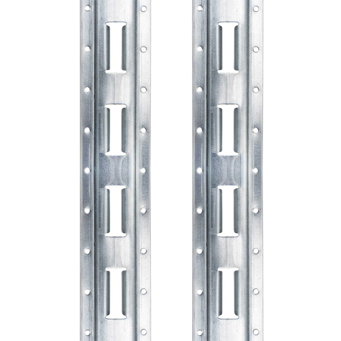 5' Vertical Galvanized E Track | 2-Pack Image 1 of 7