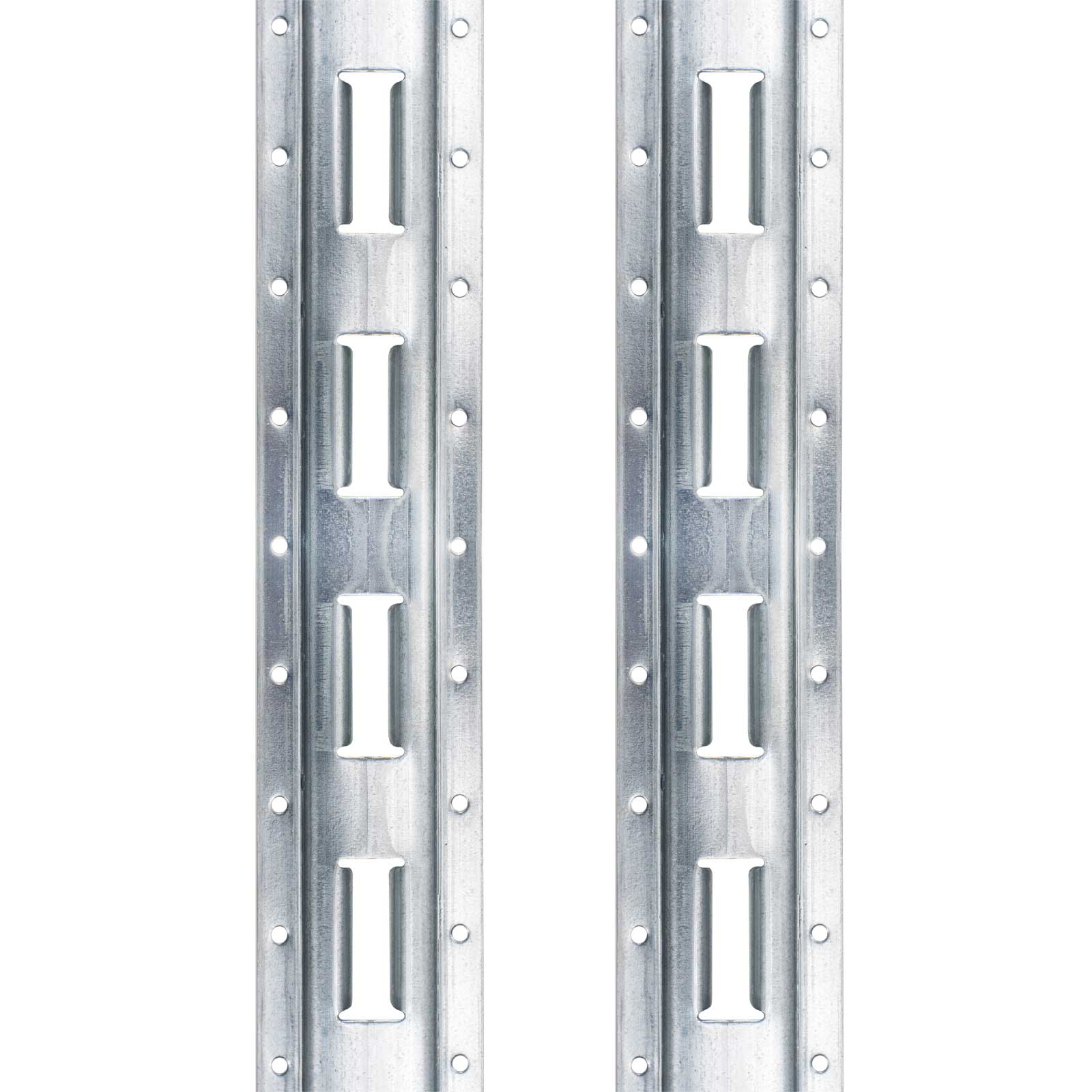 5' Vertical Galvanized E Track | 2-Pack Image 1 of 7