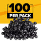 6'' Black Ball Bungees (bundle of 100)  image 2 of 7