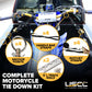 6' Motorcycle L-Track Tie Down System Kit | Aluminum L-Track