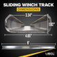 6' C Channel Sliding Winch Track - Steel
