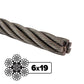 6x19 Domestic Bright Wire Rope - EIPS IWRC thumbnail