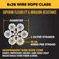 5/8" 6x26 wire rope construction - category 3 wire rope
