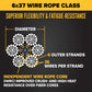 3/4" 6x37 IWRC wire rope construction