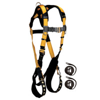 FallTech Journeyman Flex Full-Body Harness w/ Trauma Straps | Non-Belted | UniFit (S/M/L) | 7021
