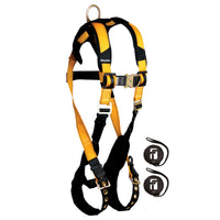 FallTech Journeyman Flex Full-Body Climbing Harness w/ Trauma Straps | Non-Belted | L | 7021FDL
