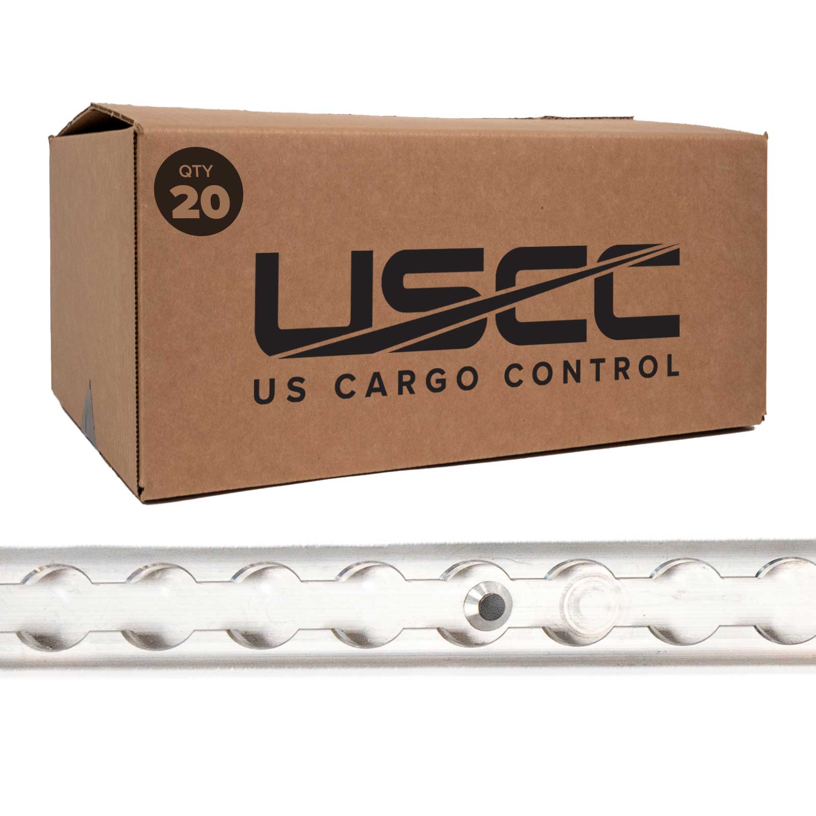 72" Aluminum L-Track | 20-Pack Image 1 of 10