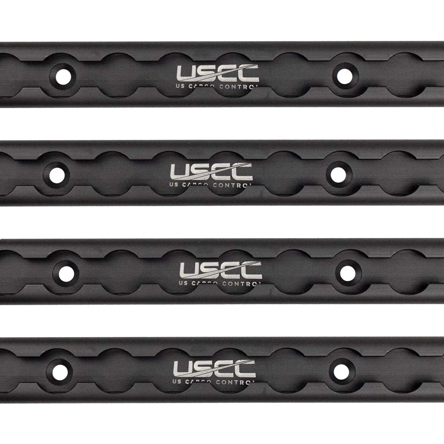 72" Aluminum L-Track | Black Anodized Finish | 4-Pack Image 1 of 11