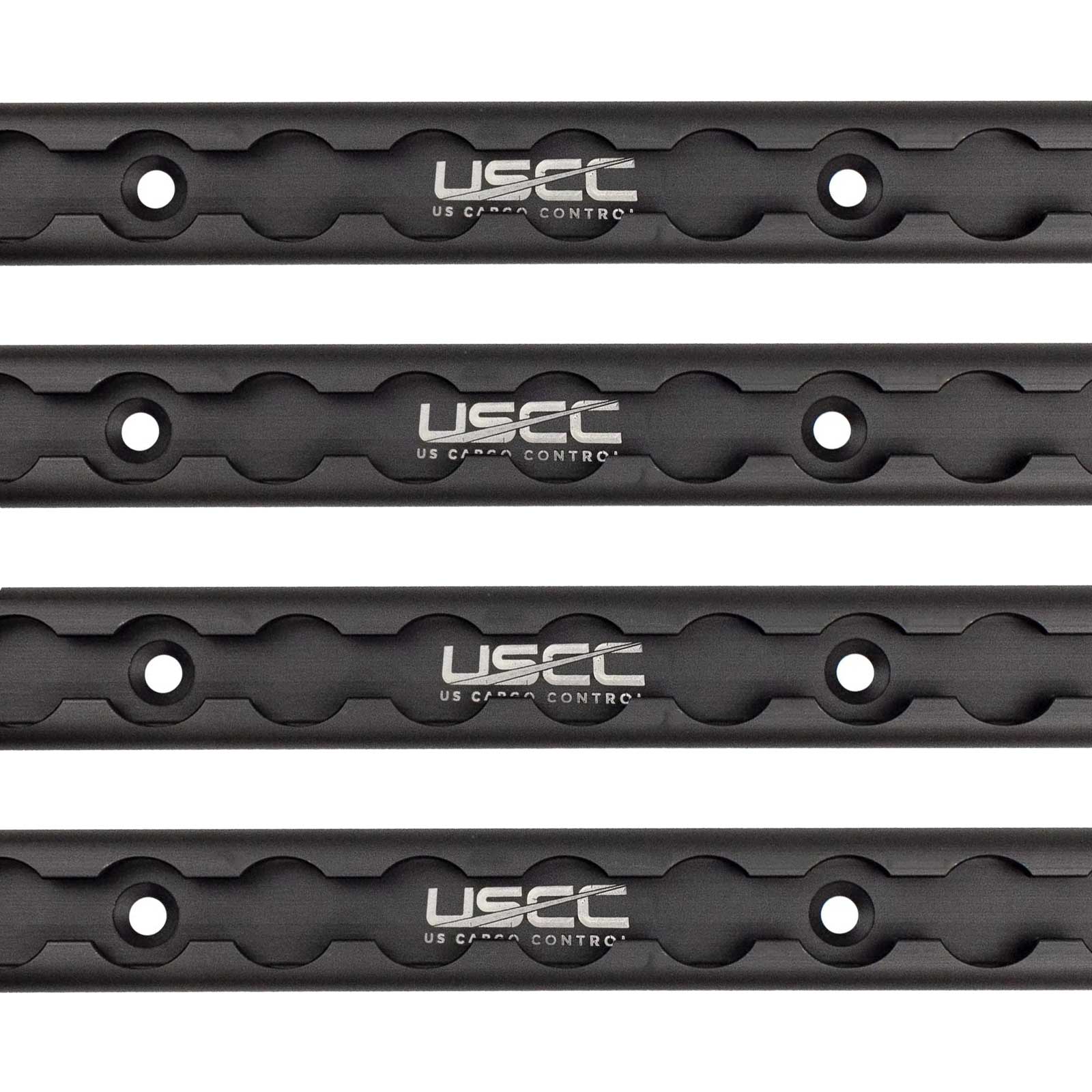 72" Aluminum L-Track | Black Anodized Finish | 4-Pack Image 1 of 11
