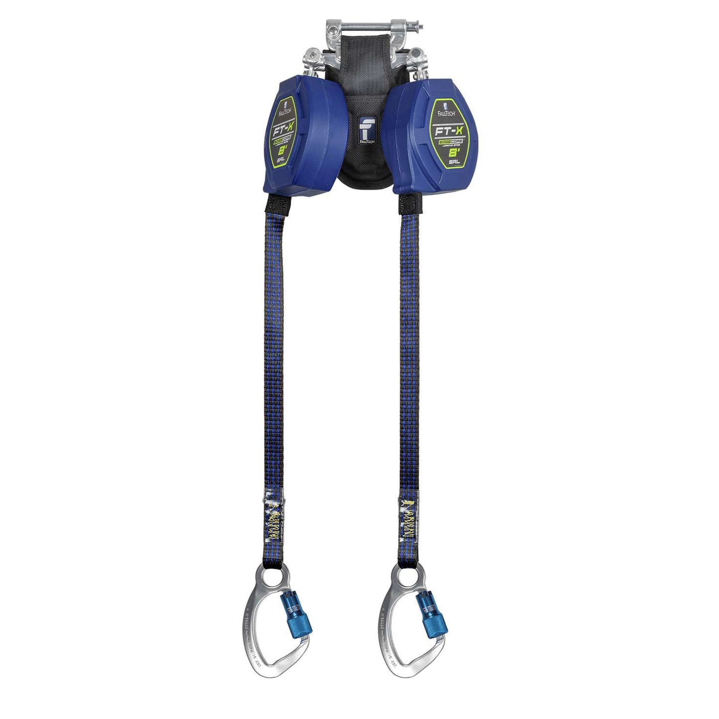 FallTech EdgeCore FT-X LE 8' Self-Retracting Lifeline | Twin-Leg | CE Carabiners | 84108TP6