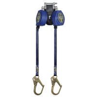 FallTech EdgeCore FT-X LE 8' Self-Retracting Lifeline | Twin-Leg | Mini Rebar Hooks | 84108TP0