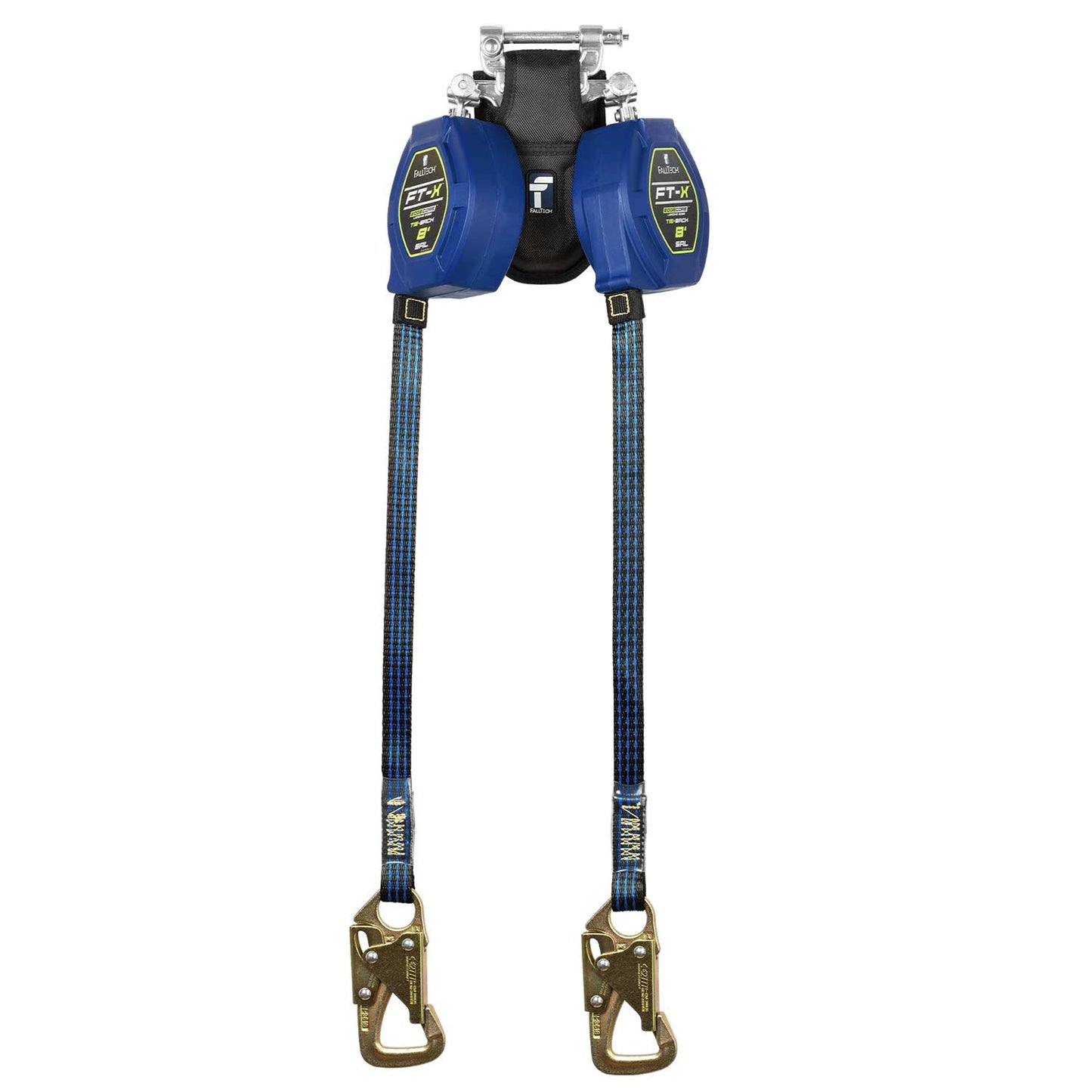 FallTech EdgeCore FT-X LE Tie-Back Self-Retracting Lifeline | Twin-Leg | Snap Hooks | 84108TP8S