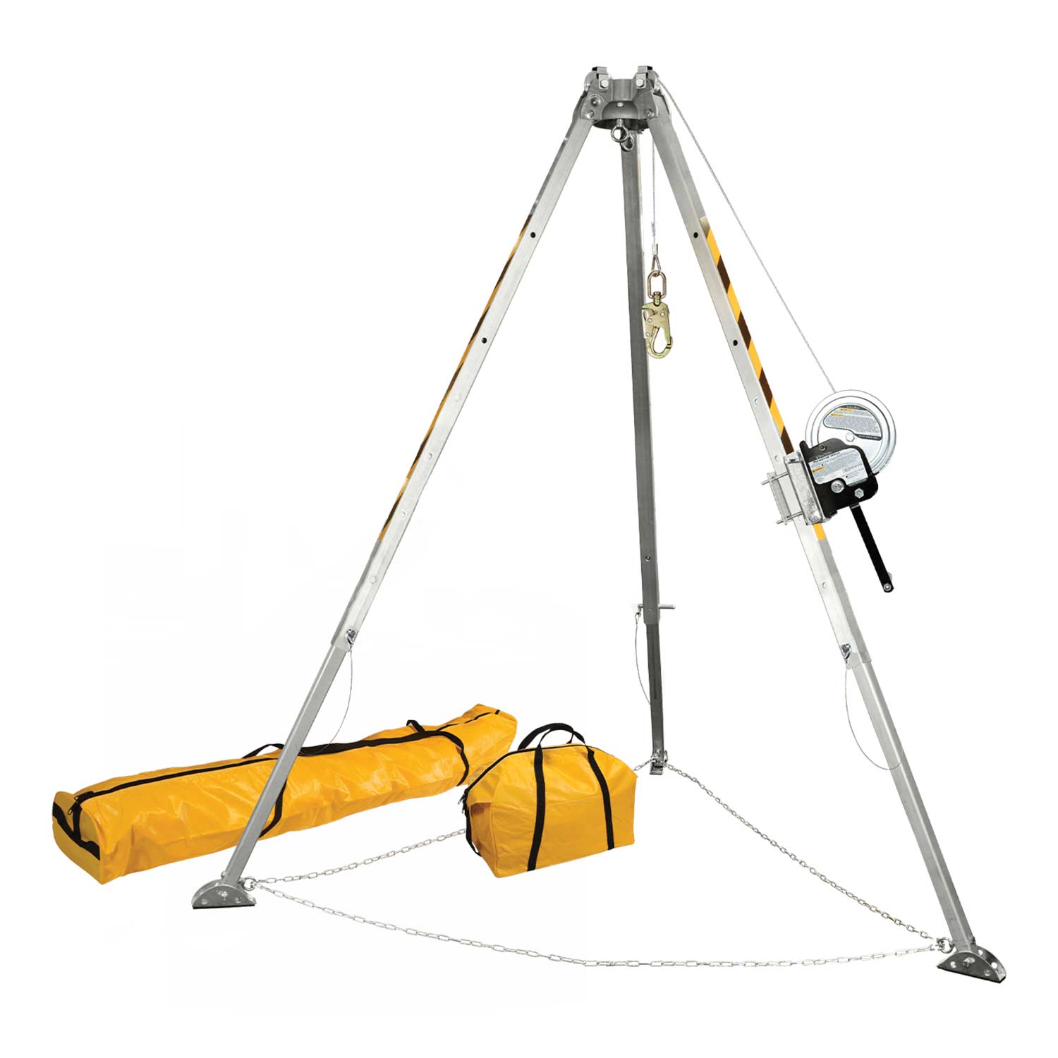 box and tackle tripod TRAY LOCK SYSTEM ensuring optimal positioning for different tasks Confined Space Tripod & Rescue